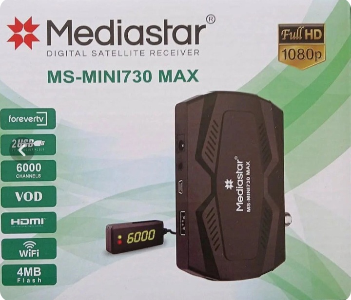 گیرنده دیجیتال مدیا استار ms730 max