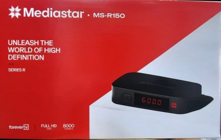 گیرنده دیجیتال مدیا استار مدل R150 با ریموت کنترل جدید